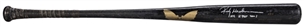 2001 Rickey Henderson Game Used, Signed & Inscribed Original Maple Bat KB1 Model Bat (PSA/DNA GU 10)